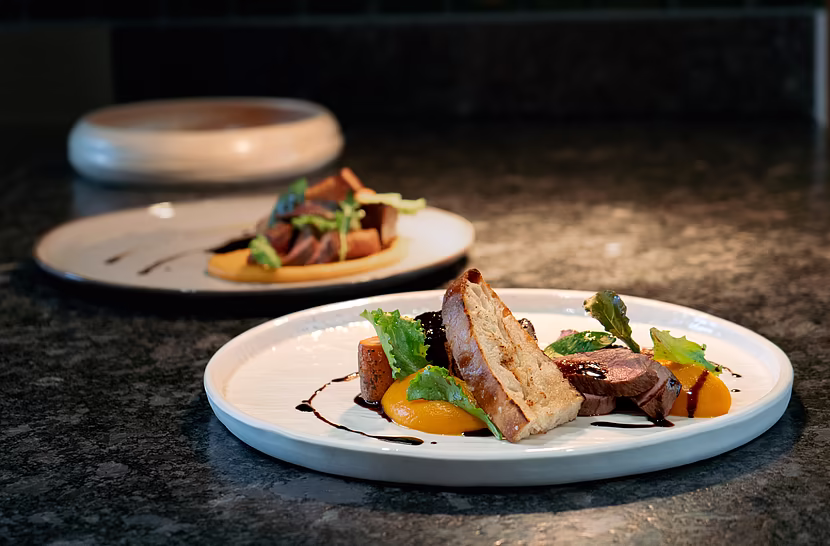 Hochwertige Speisen im Restaurant Siegfrieds