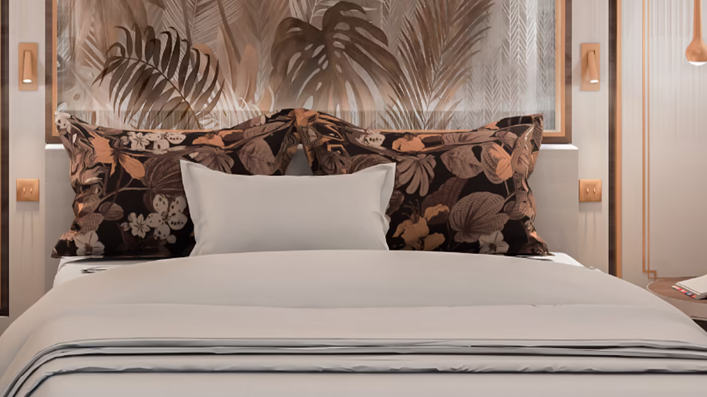 Zimmer in Stammhaus vorbereitet für Gäste