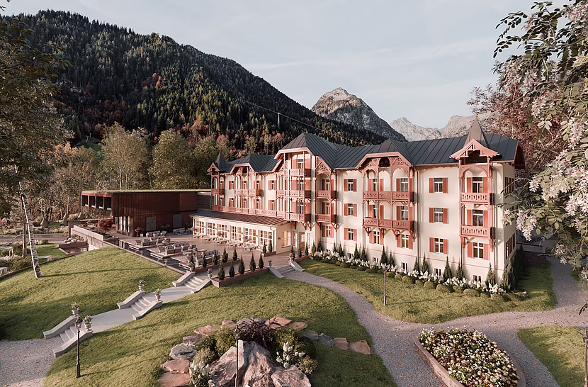 Frontansicht des Mazaggs am Achensee